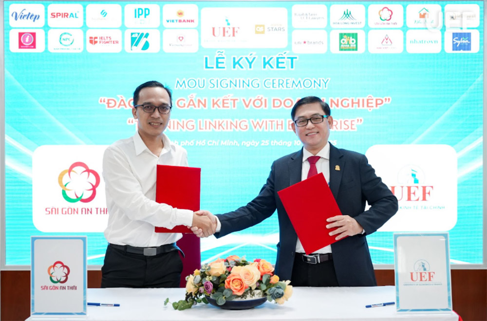 Công ty Cổ phần Sài Gòn An Thái hợp tác cùng Trường ĐH Kinh tế Tài chính TPHCM: Kết nối trí thức, mở rộng cơ hội nghề nghiệp cho sinh viên